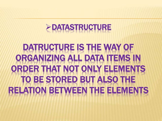 linked list in data structure | PPTX | Programming Languages | Computing
