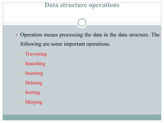 Data Structure - Elementary Data Organization | PPTX