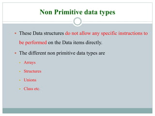 Data Structure - Elementary Data Organization | PPT