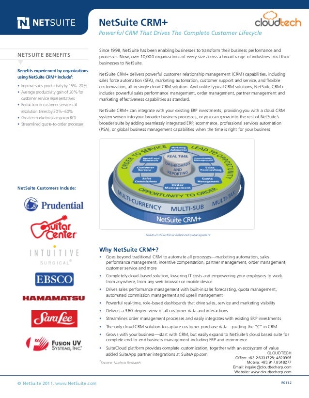 pix Netsuite Crm Features slideshare