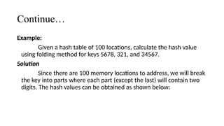 Data Structures-Topic-Hashing, Collision | PPTX