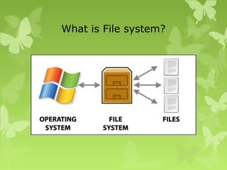What is File system?
 