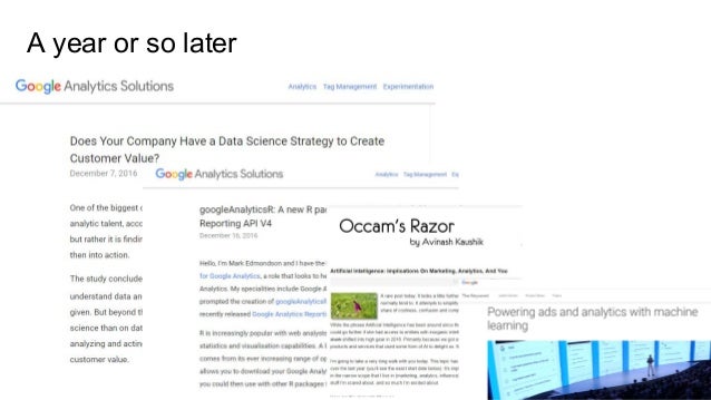 Data Science With Google Analytics Measurecamp