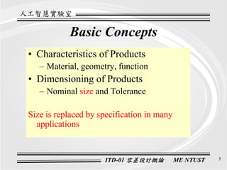 Ds 001 Introduction To Tolerance Design Itd 01
