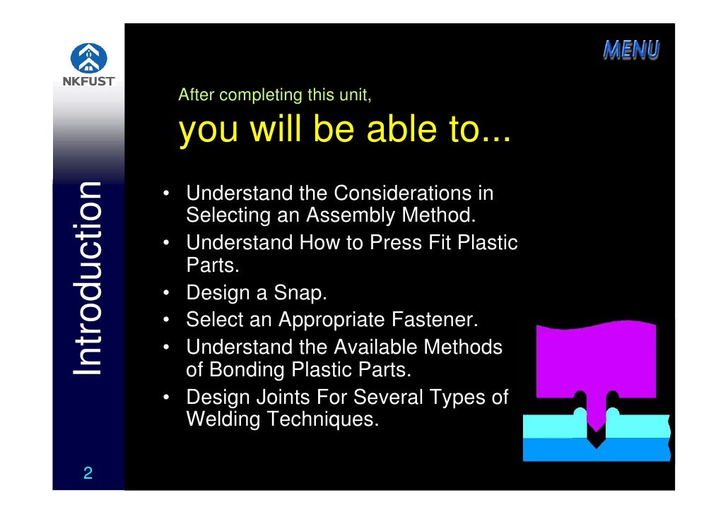 DS003Plastic Part Assemblies