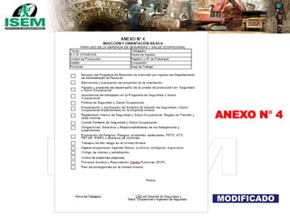 ANEXO N° 4
MODIFICADO
 