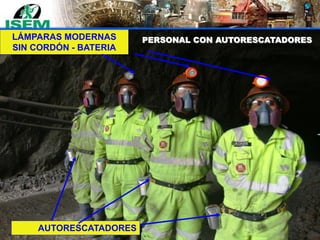 17/10/2016 199
M P M : Orden y limpieza
AUTORESCATADORES
LÁMPARAS MODERNAS
SIN CORDÓN - BATERIA
PERSONAL CON AUTORESCATADORES
 