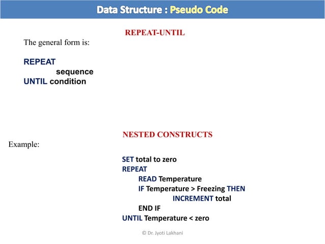 Ds02 flow chart and pseudo code | PPT