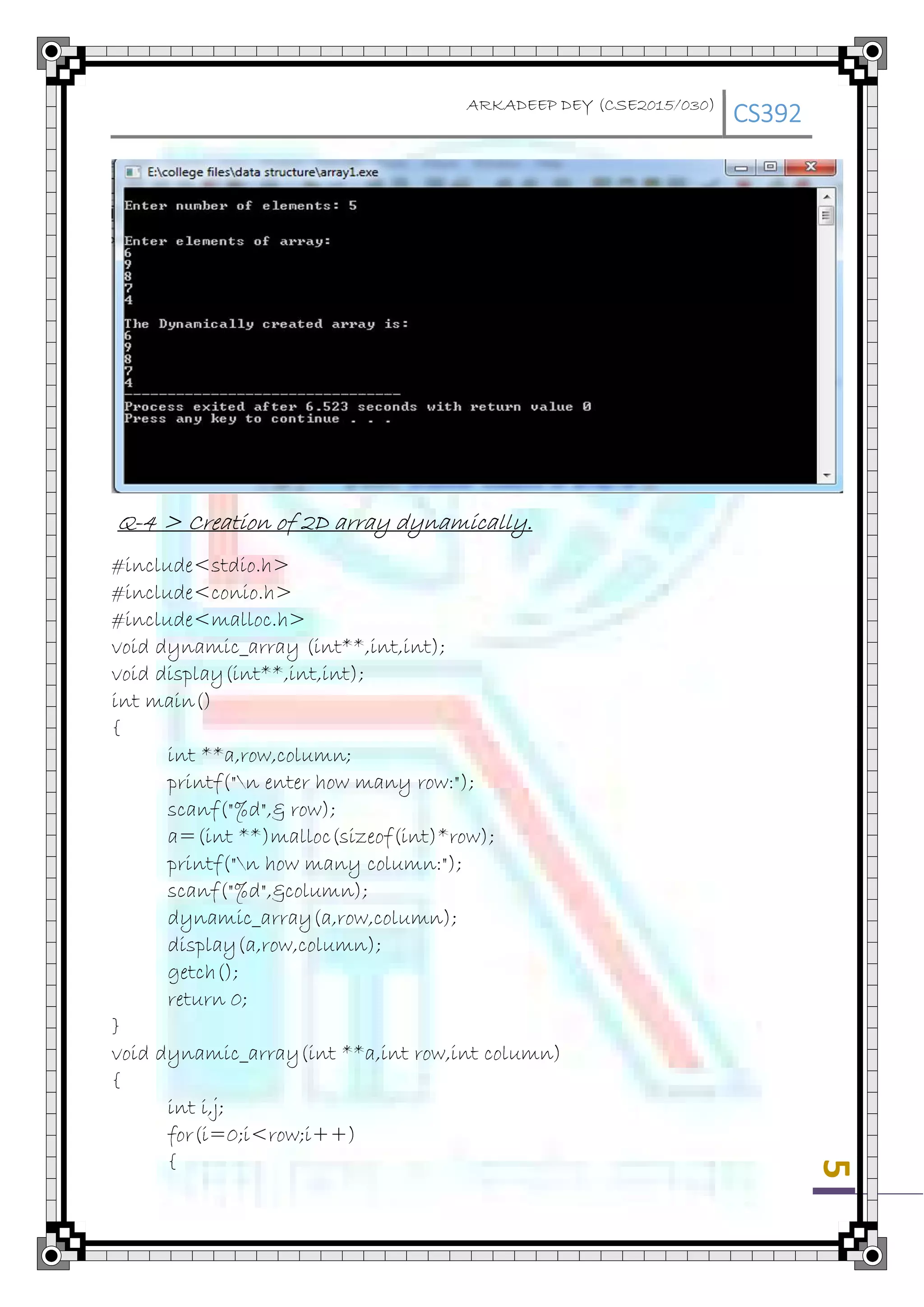 Data Structure in C Programming Language | PDF