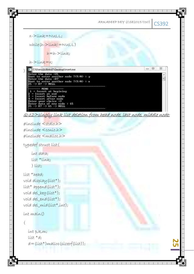 Data Structure in C Programming Language | PDF