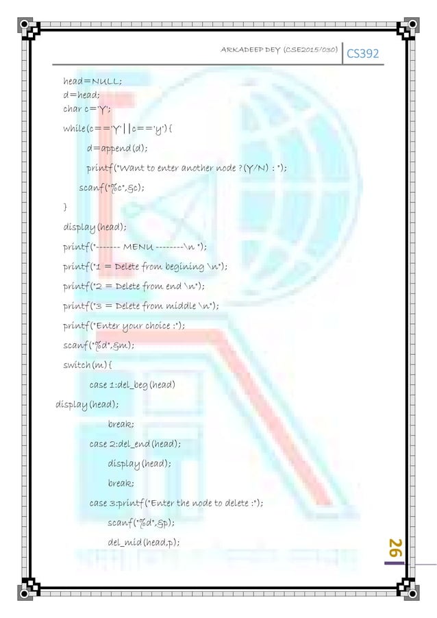 Data Structure in C Programming Language | PDF