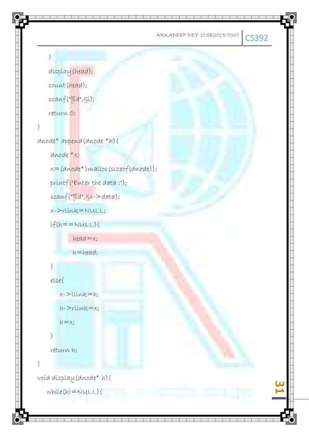 Data Structure in C Programming Language | PDF