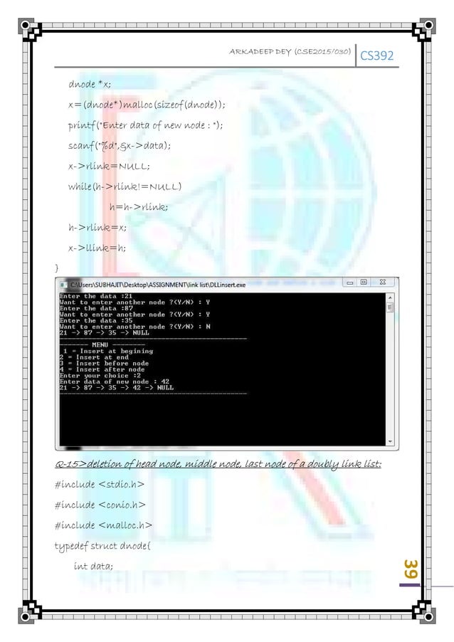 Data Structure in C Programming Language | PDF