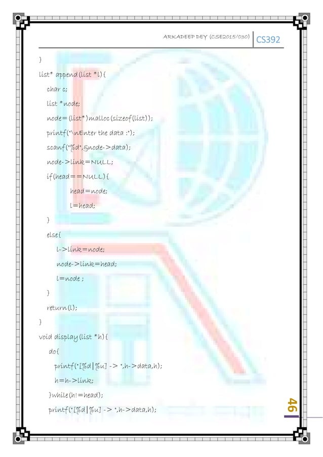 Data Structure in C Programming Language | PDF