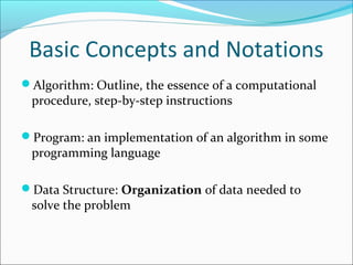 Data Structure and Algorithms | PPT