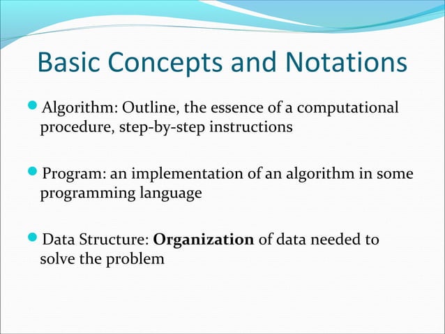 Data Structure and Algorithms | PPT