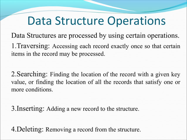 Data Structure and Algorithms | PPT