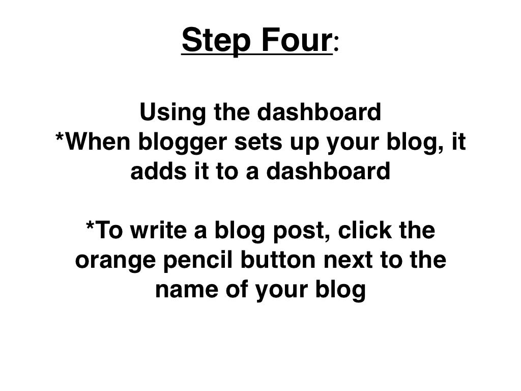 Creating a Blog