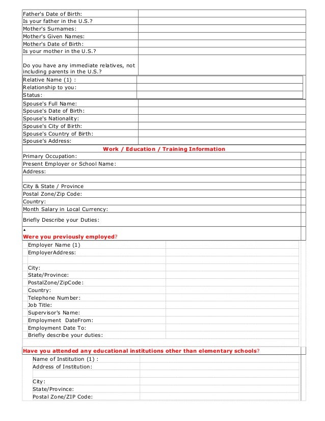 ds 160 client form ds 160 form download