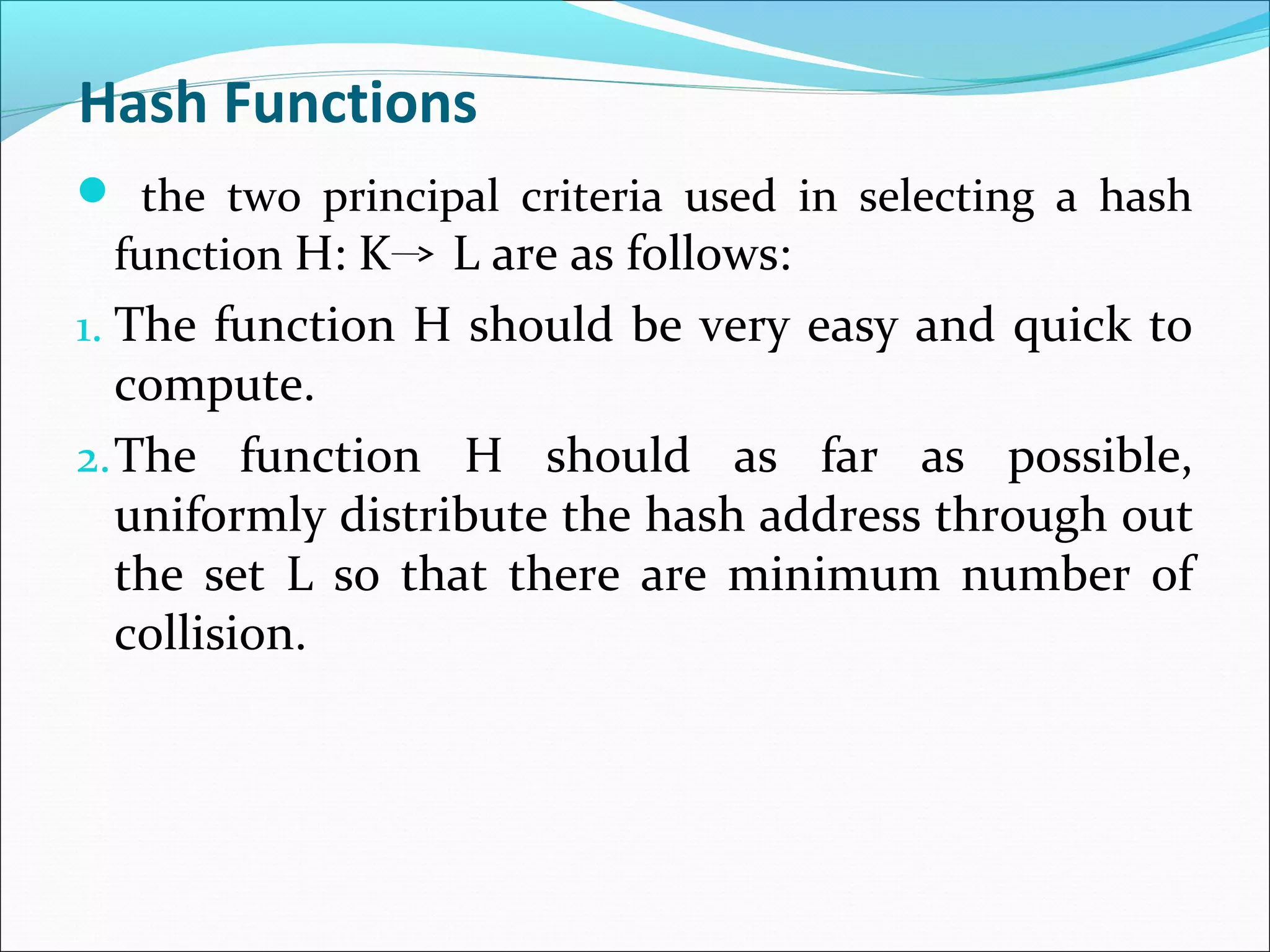 Data Structure and Algorithms Hashing | PPT