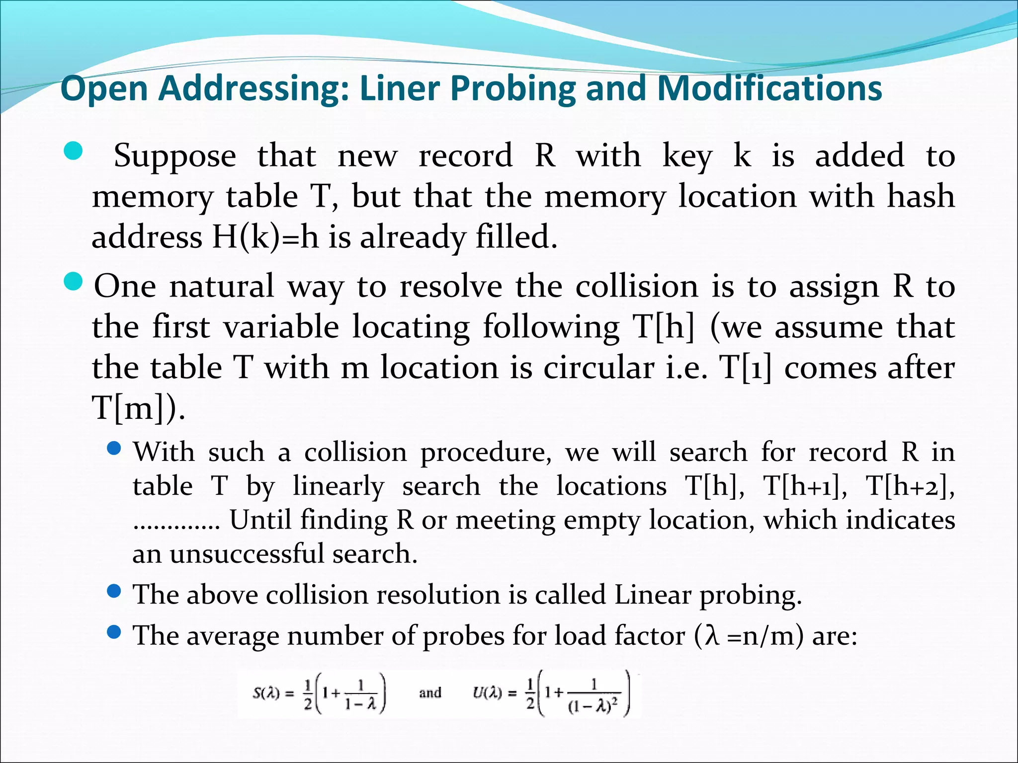 Data Structure and Algorithms Hashing | PPT