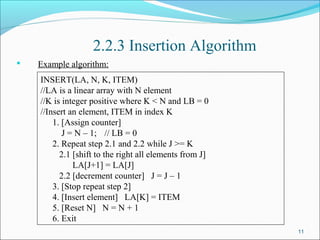 Data Structure and Algorithms Arrays | PPT