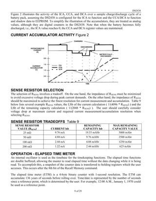 Ds2438 smart battery monitor | PDF