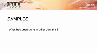SAMPLES
What has been done in other domains?
 