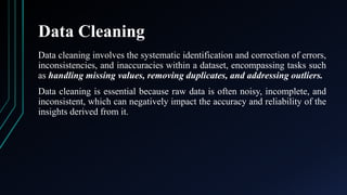 Data Science- Data Preprocessing, Data Cleaning. | PPTX | Databases ...