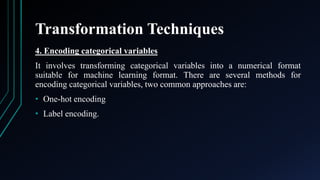 Data Preprocessing Data Transformation Scaling Normalization Data Preprocessing Data Transformation Scaling Normalization