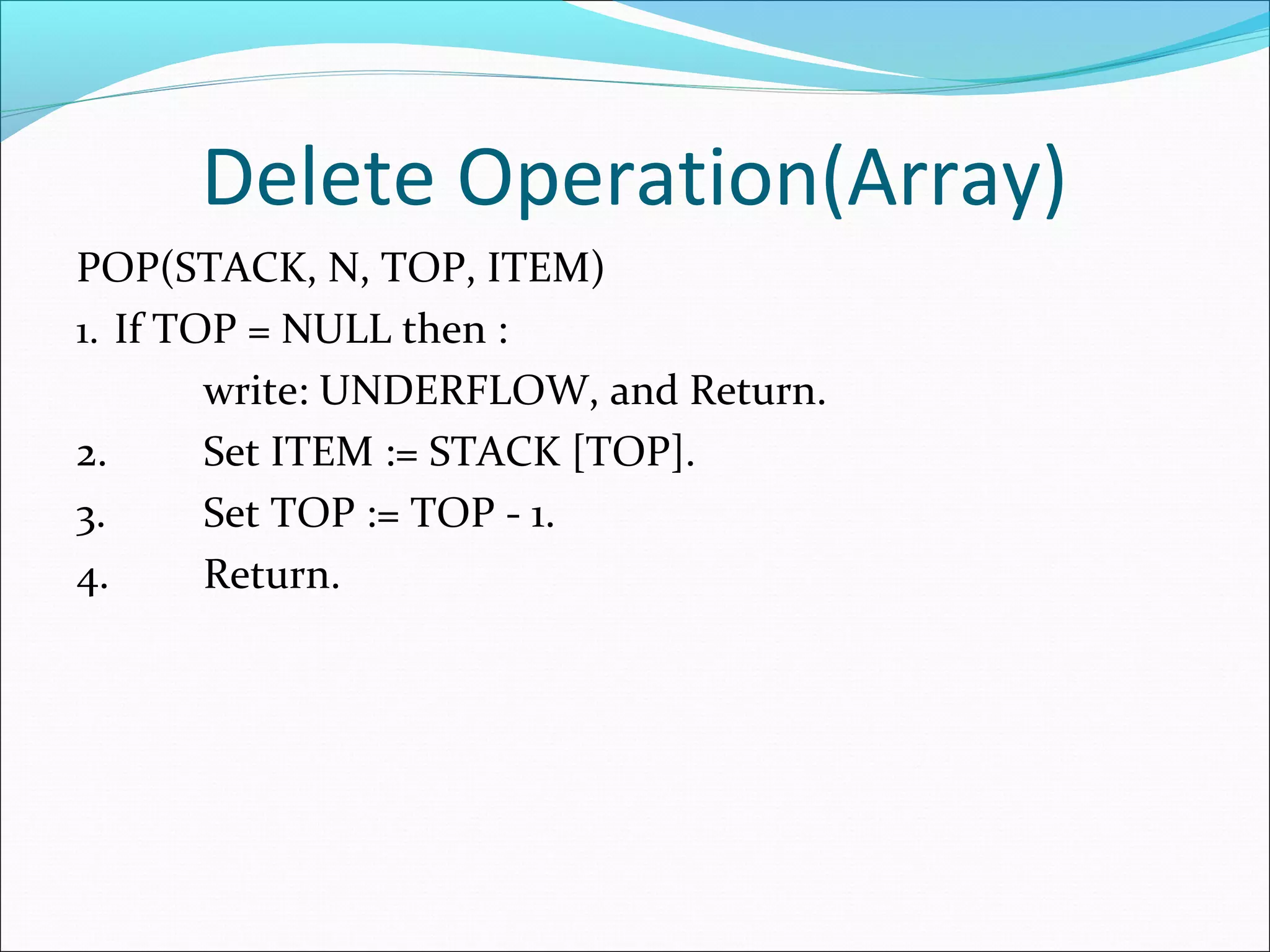 Data Structure and Algorithms Stacks | PPT