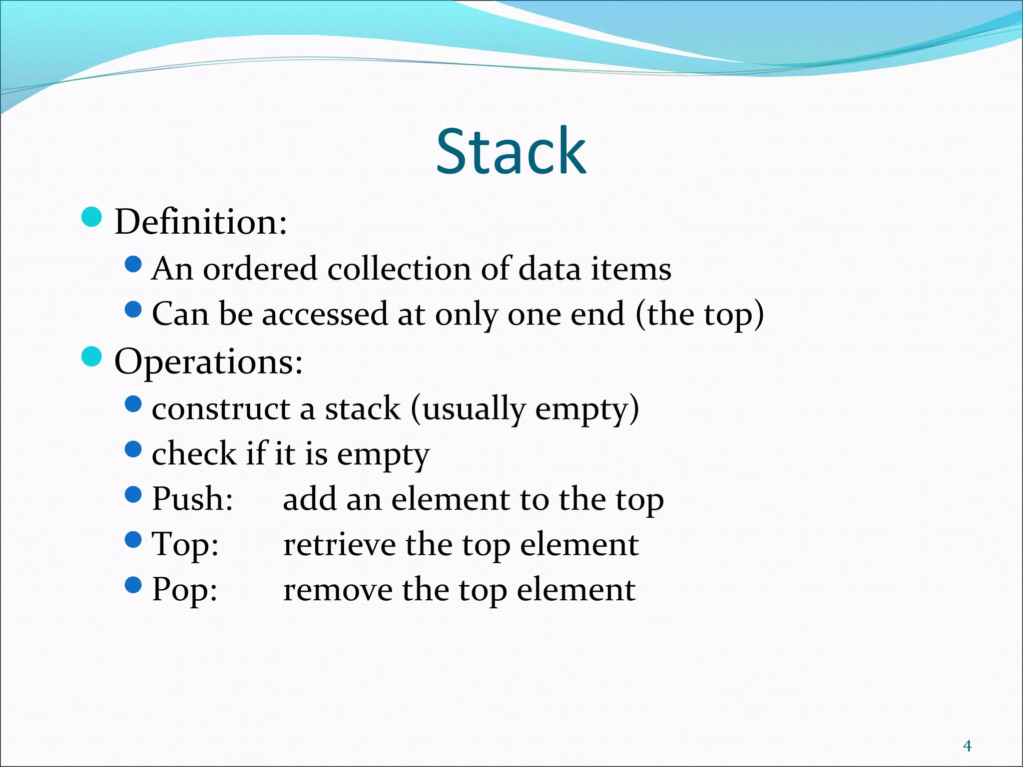 Data Structure And Algorithms Stacks Ppt Data Structure And Algorithms Stacks Ppt
