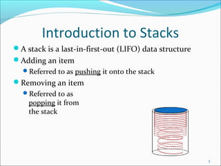 Data Structure and Algorithms Stacks | PPT