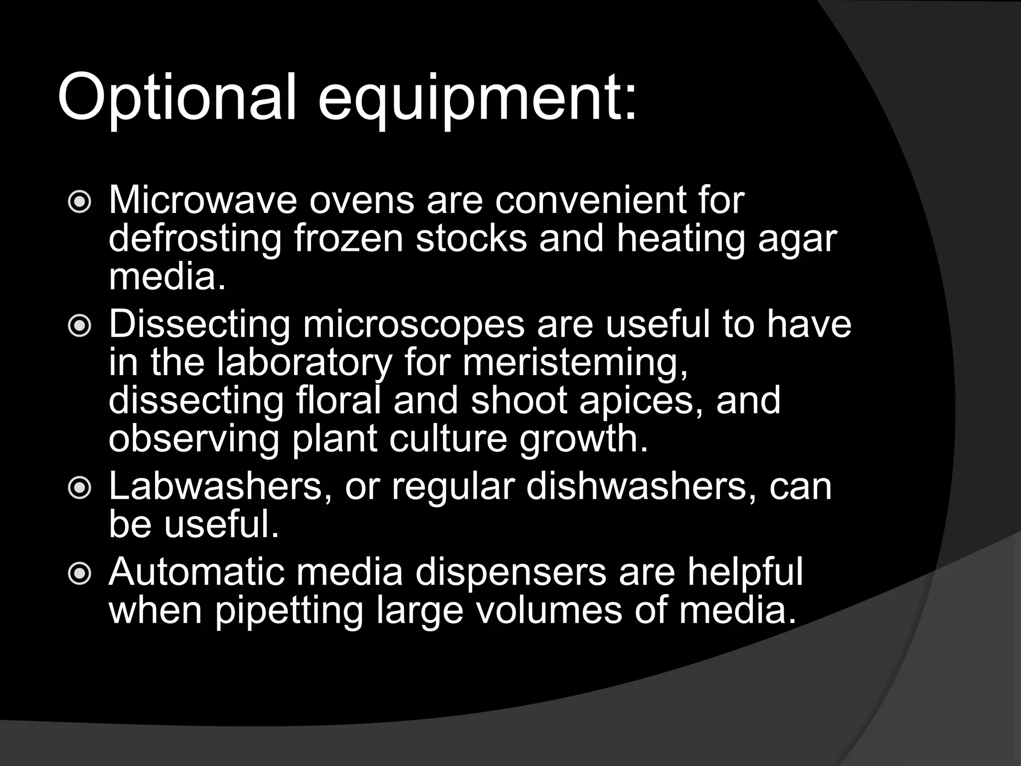 4068 plant tissue culture lab design | PPTX