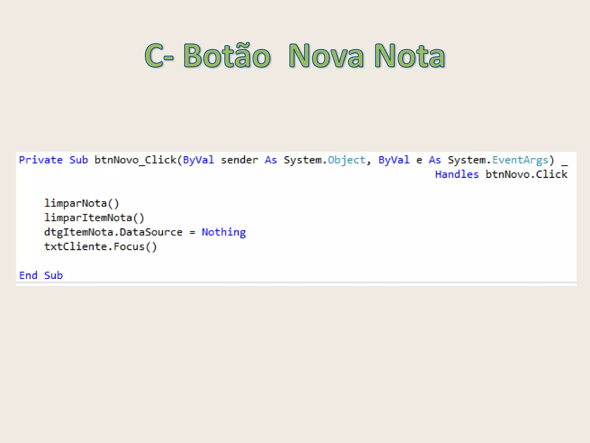 Visual Basic 2010 - Criando uma aplicação de Controle de Notas