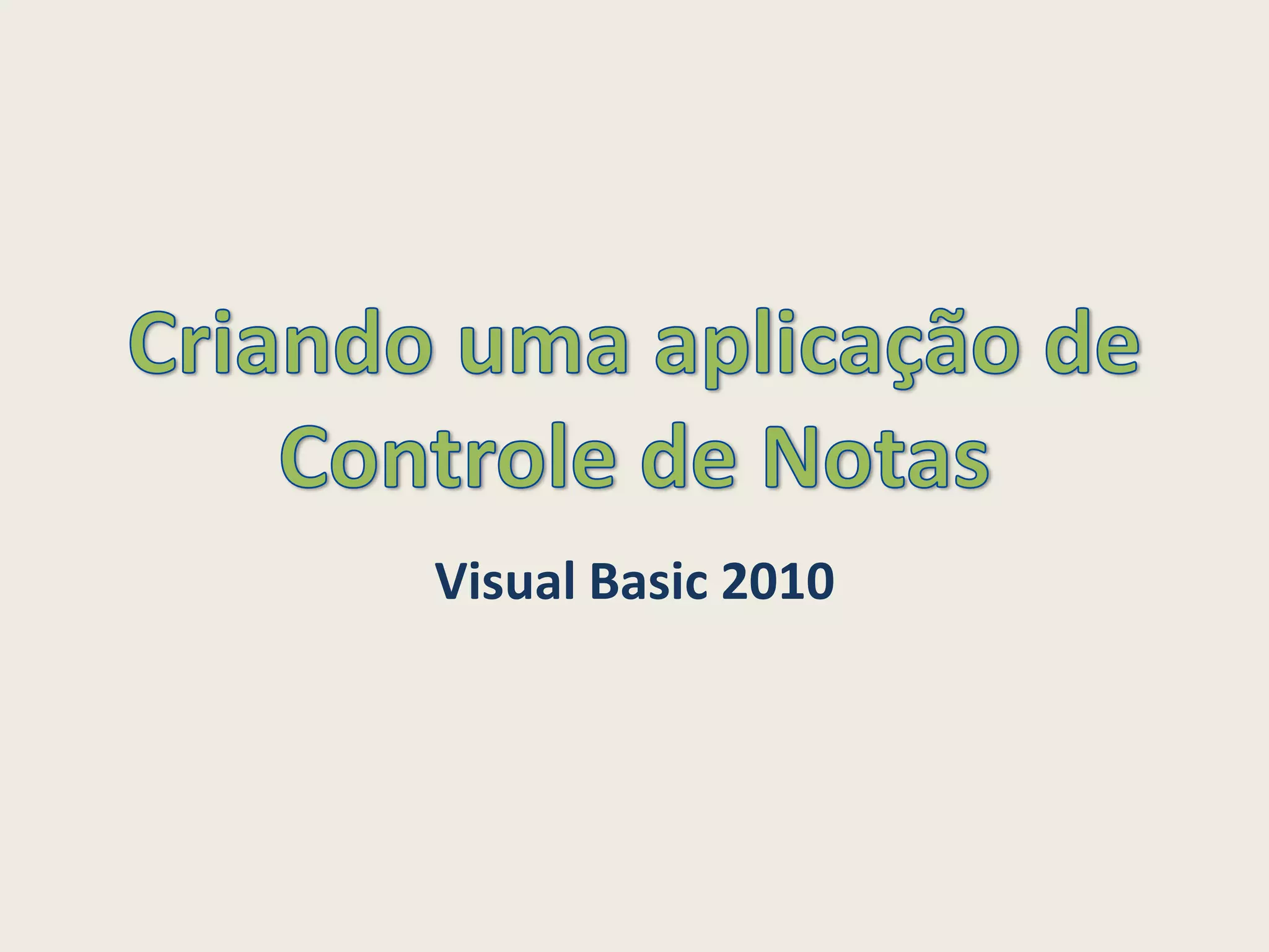 Visual Basic 2010