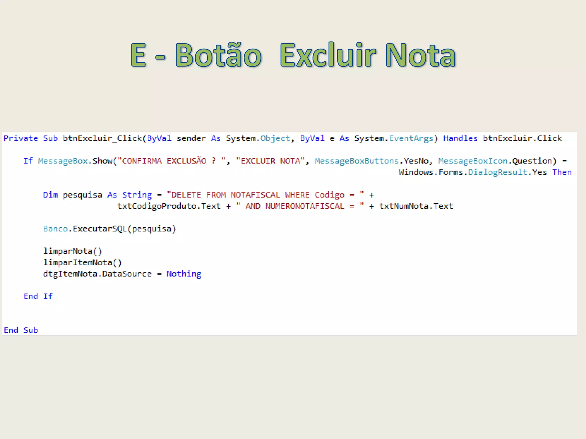 Visual Basic 2010 - Criando uma aplicação de Controle de Notas