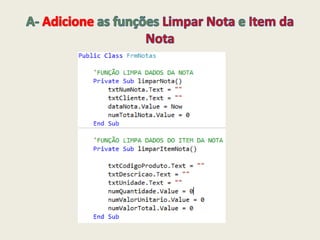 Visual Basic 2010 - Criando uma aplicação de Controle de Notas