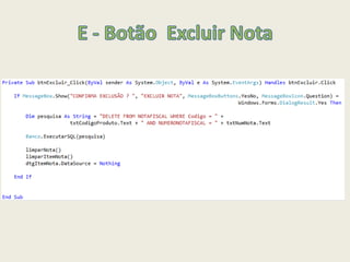 Visual Basic 2010 - Criando uma aplicação de Controle de Notas