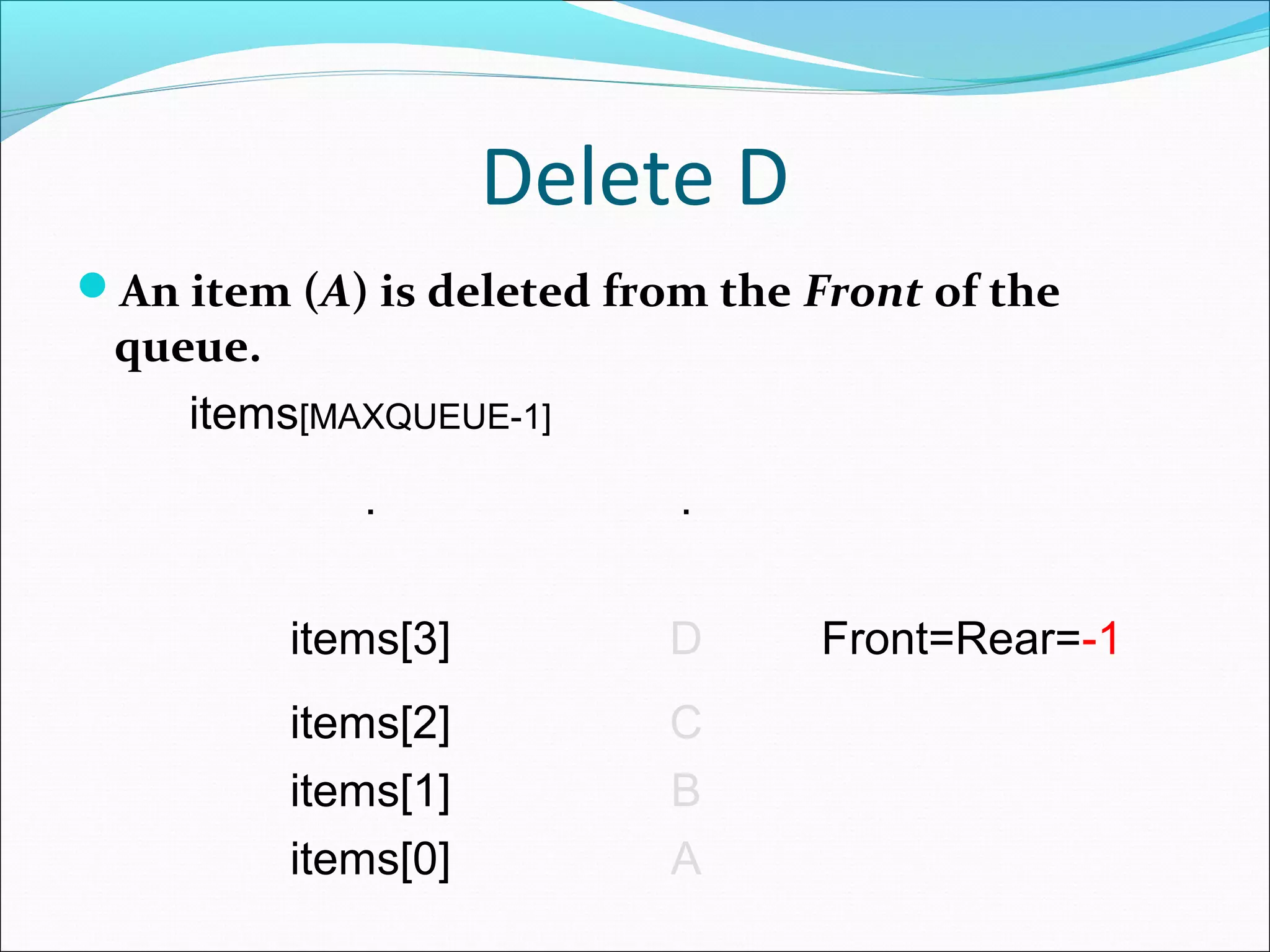 Data Structure and Algorithms Queues | PPT