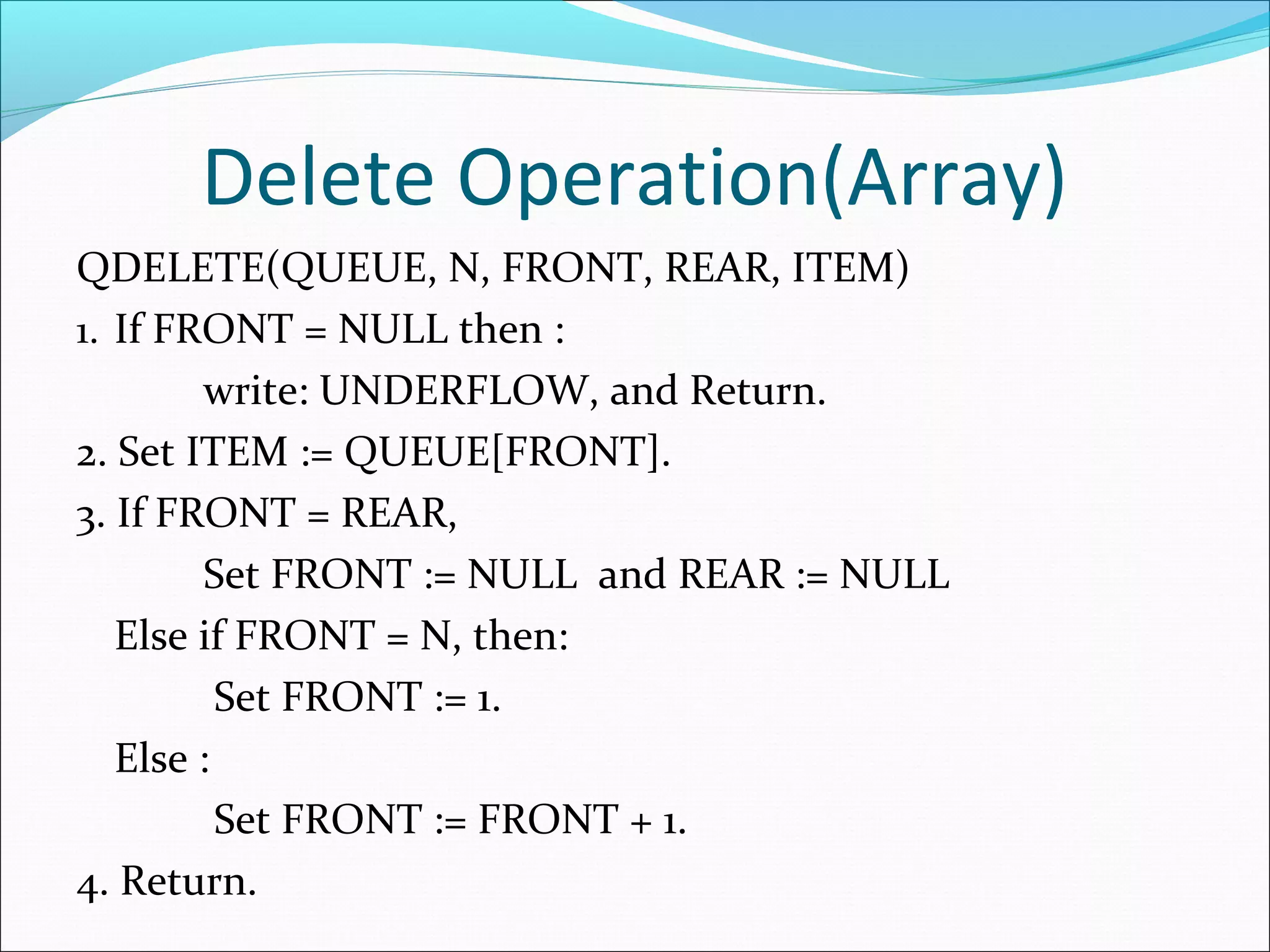 Data Structure and Algorithms Queues | PPT