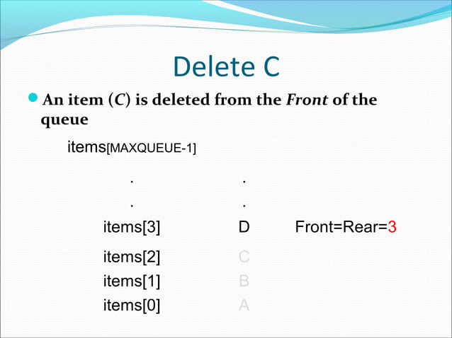 Data Structure and Algorithms Queues | PPT