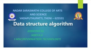 Data Structure Algorithm | PPT