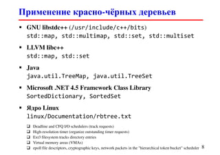 Лекция 3: Красно-чёрные деревья (Red-black trees). Скошенные деревья ...