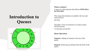 circular queue in python | dsa using python | techidz... CIRCULAR QUEUE in detail DSA presentation | PPTX