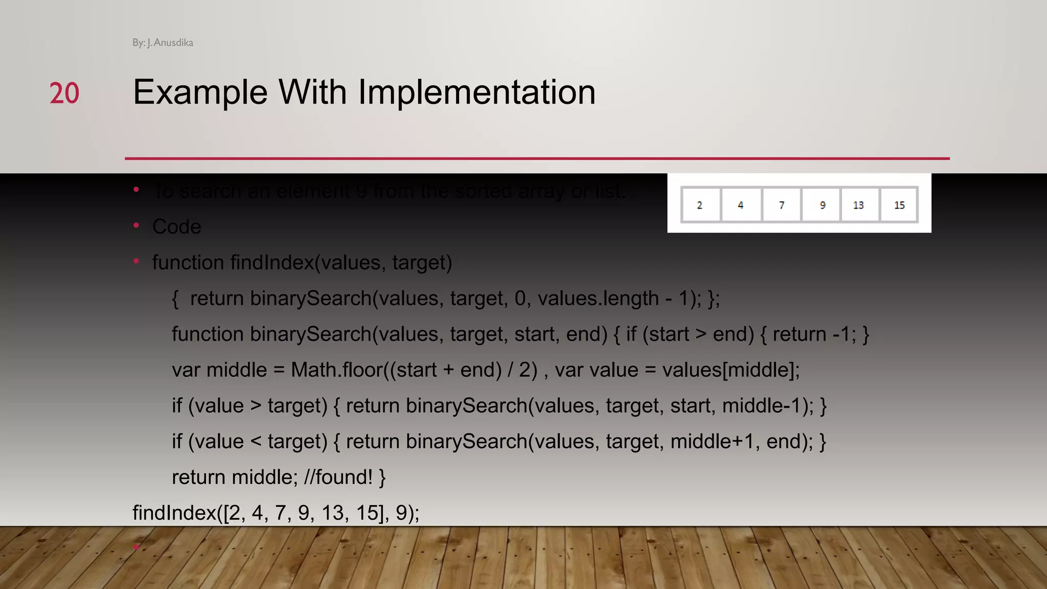 Data operatons & searching and sorting algorithms | ODP