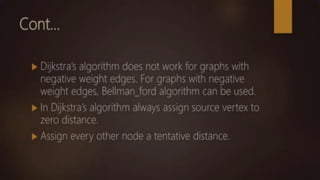 Single sources Shortest path Algorithm | PPT