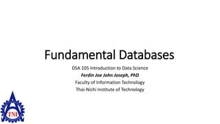 2019 Dsa 105 Introduction To Data Science Week 5 Ppt 2019 Dsa 105 Introduction To Data Science Week 5 Ppt