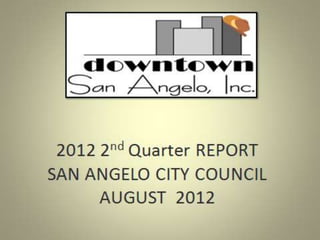 City Council 9-18-12 DSA 2nd quarter