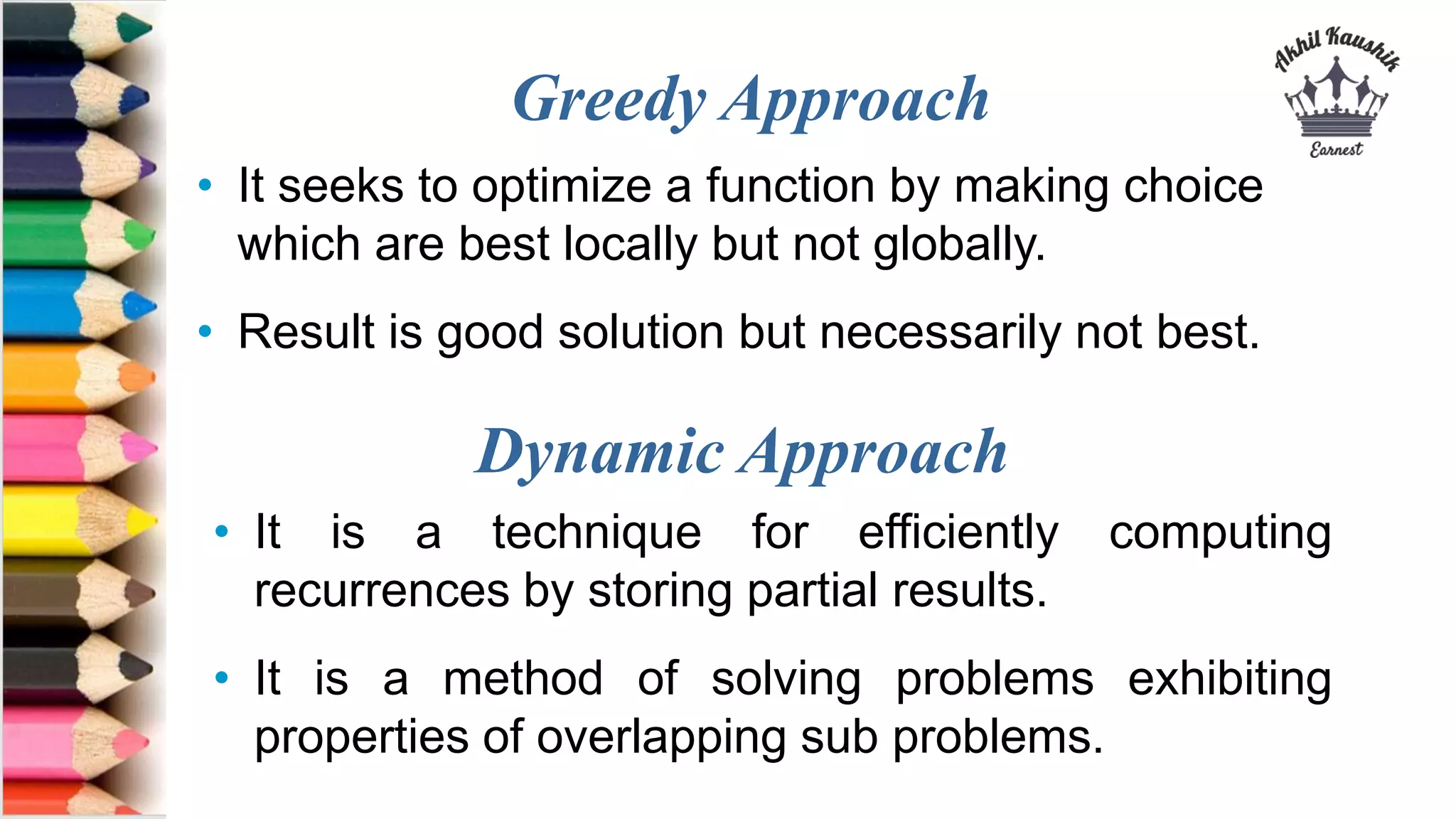 Algorithms & Complexity Calculation | PPT